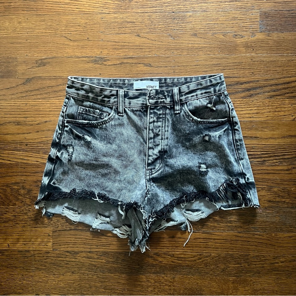 Jean Shorts distressed & acid wash